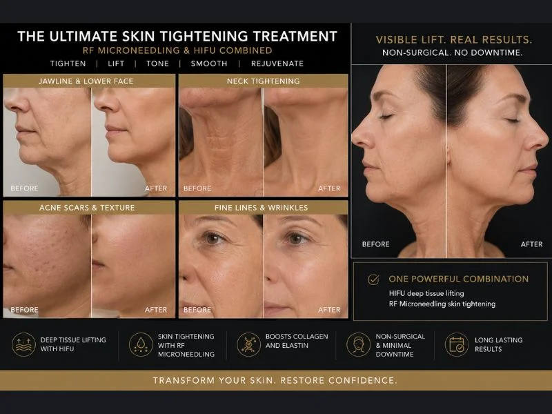 Results of combined treatment for the ultimate skin tightening treatment Soham